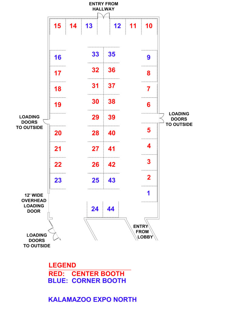 Kalamazoo Expo North Floor Plan